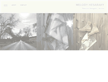 Tablet Screenshot of melodyhesaraky.com